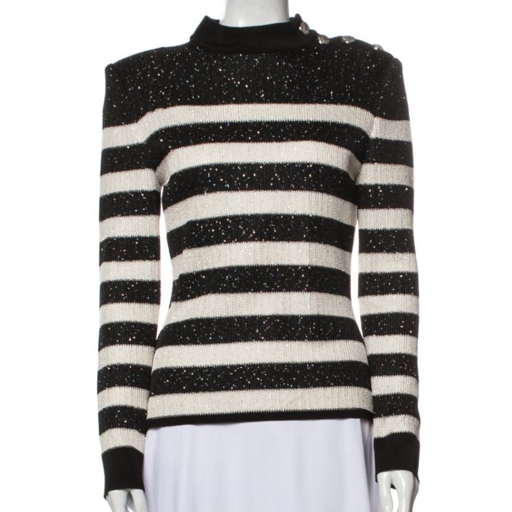Balmain Striped Sweater